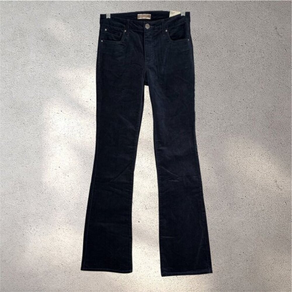 KUT From the Kloth Natalie Bootcut Corduroy Pants Women’s 0 Navy Y2K NWT Classic